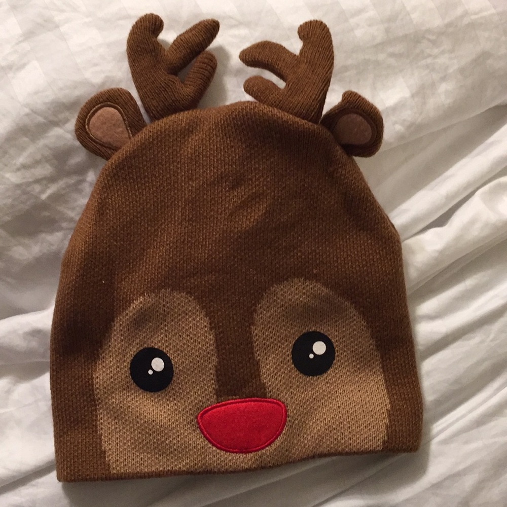Rudolph Rednose  Hat & Free Reindeer Shirt
